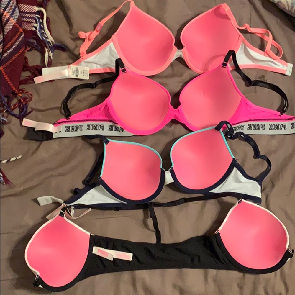 Pink push up bras - Picture 4 of 4